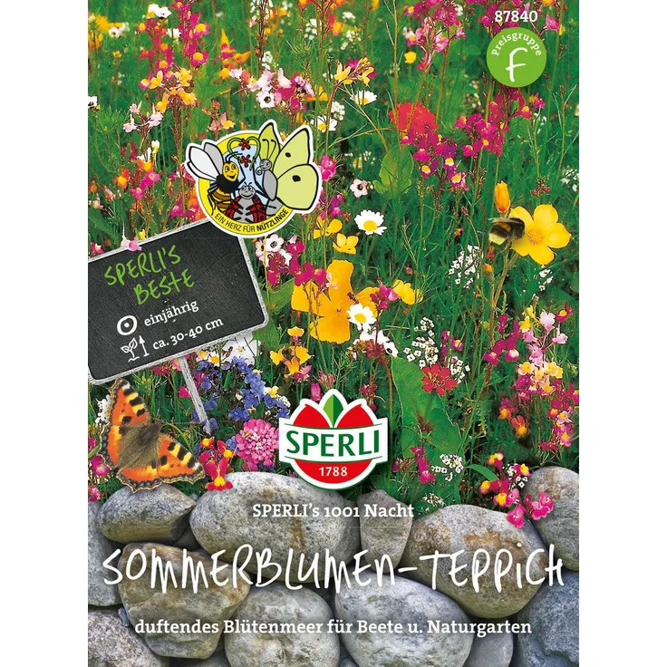 Sommerblumen-Teppich SPERLI's 1001-Nacht - duftendes Blütenmeer für Beete und Naturgarten