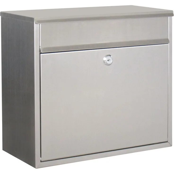 Primaster Briefkasten Liba Edelstahl 36 x 31 x 15.2 cm