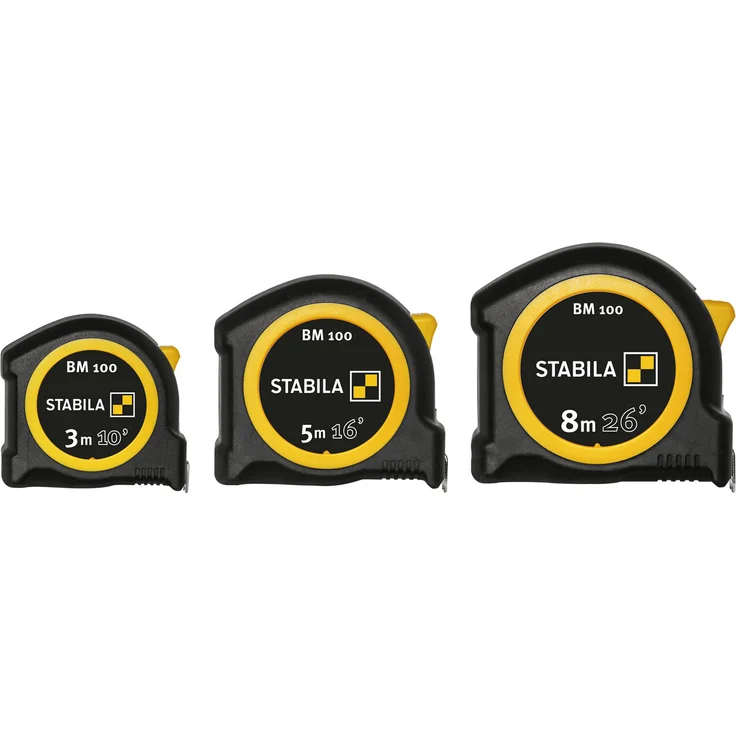 STABILA Taschenbandmaß BM 100, 3 m (10'), cm/inch-Skala – Bild 3