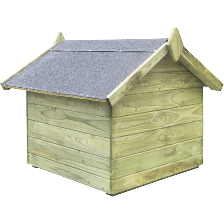 vidaXL Hundehütte mit Dach Imprägniertes Kiefernholz – Bild 3