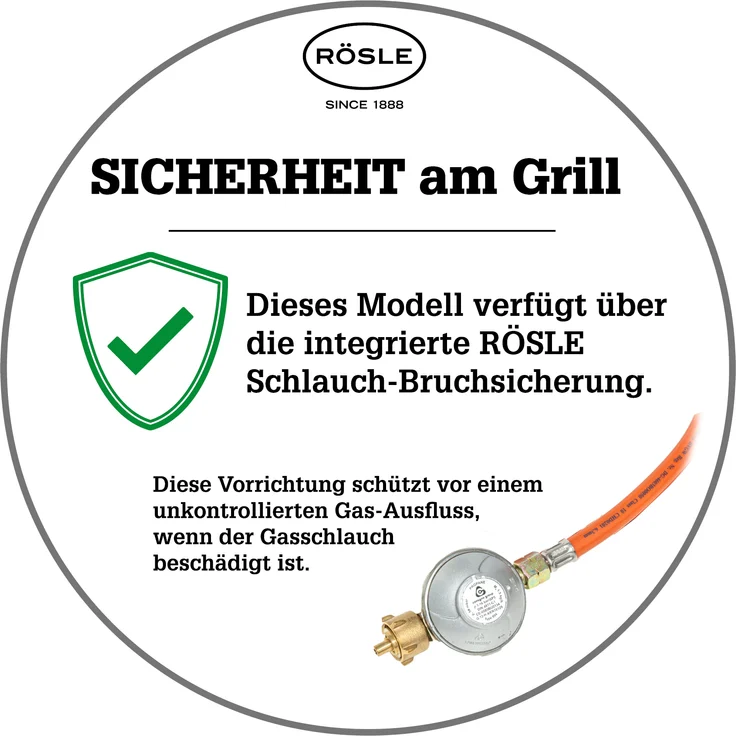 Rösle Gasgrill BBQ-Station VIDERO G3-S Vario+ schwarz 3 Hauptbrenner 2.700 cm² Grillfläche 2 Seitenablagen Edelstahl – Bild 8
