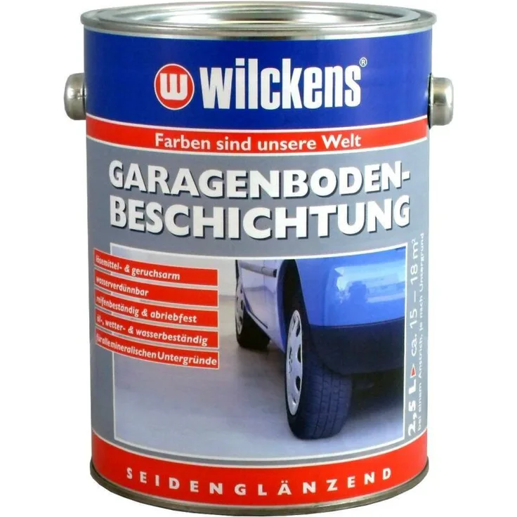 Wilckens Garagenbodenbeschichtung, RAL 7001 Silbergrau 2,5l