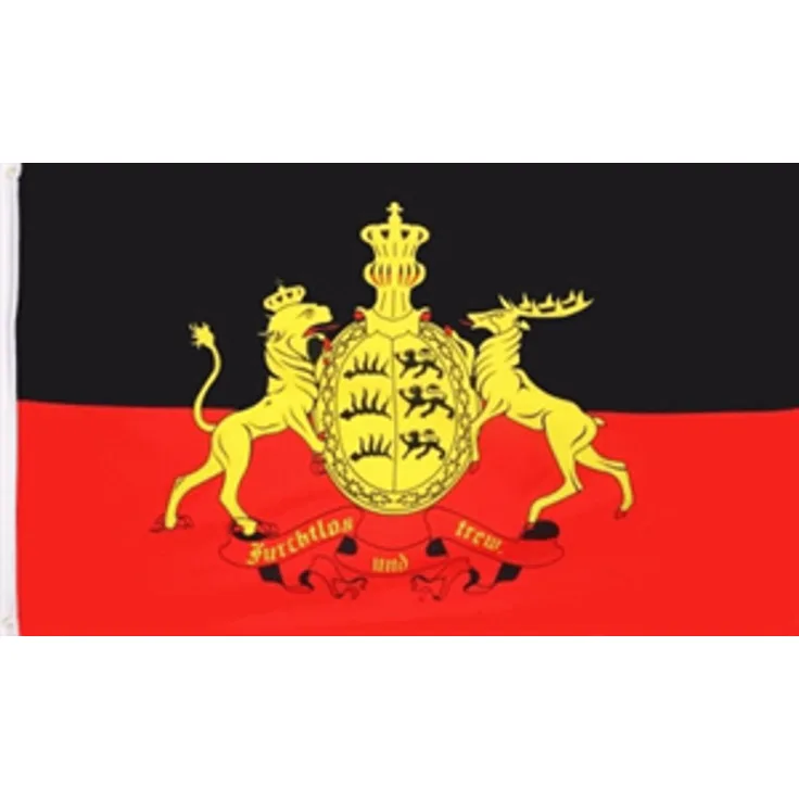 Flagge Königreich Württemberg 80 g/m² ca. 150 x 250 cm