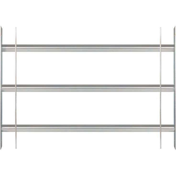 Alberts Fenstergitter Secorino Basic | Ausziehbar für Fenster außen | Einbruchschutz Gitter | galvanisch blau verzinkt | 450 x 700-1050 mm 
(563707)