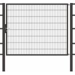 Alberts Einzeltor Flexo mit Zubehör | anthrazit | Breite 200 cm | Höhe 160 cm 
(647780)