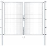 Alberts Doppeltor Flexo mit Zubehör | feuerverzinkt | Breite 200 cm | Höhe 160 cm 
(647858)