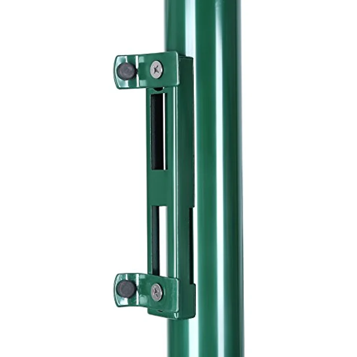 Gartentür Gartentor Wellengitter Tür Inkl. Schloss 150 x 106cm GGD200G - Grün – Bild 9