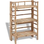 Pflanzenständer 3 Ablagen Bambus