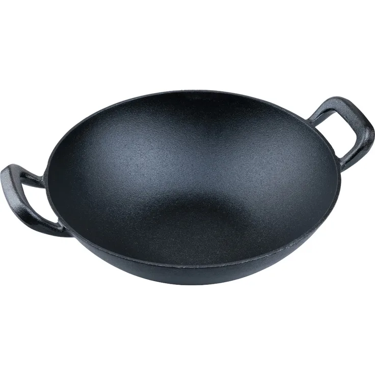 SANTOS Gusseisen Wok, Ø 32 cm