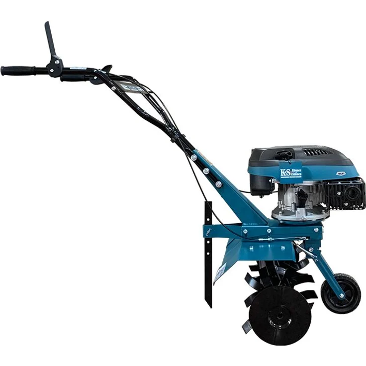 Könner & Söhnen KS 4HP-70 Benzin Bodenhacke mit Riemenantrieb, geschmiedete Säbelfräsen, 70 cm Arbeitsbreite, 7 cm Arbeitstiefe, Motorleistung 4 PS - Preisvergleich – Bild 4
