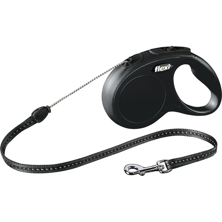 Flexi Hundeleine New Classic S Länge: 5 m, schwarz – Bild 1