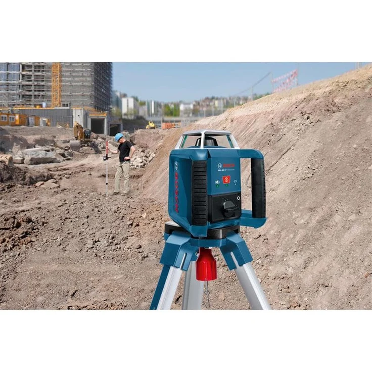 Bosch Professional Rotationslaser GRL 400 H Set 06159940JY (im Koffer, Stativ, Messlatte, Empfänger, Zubehör) – Bild 7