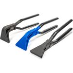 3 Falzzangen 0, 45 und 90° Falzzange Abkantzange Biegezange Dachdecker Klempner