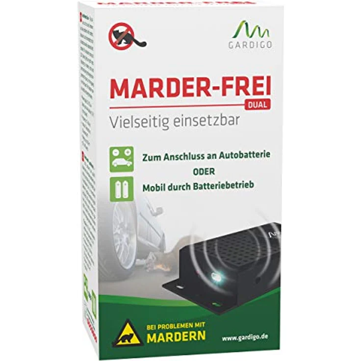 Gardigo Dual Marderabwehr Funktionsart Multifrequenz Wirkungsbereich 60m² 1St. – Bild 7