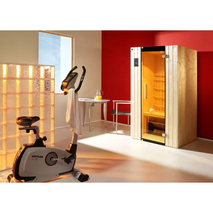 WEKA Infrarotkabine TANILLA 1, 1700 W, naturbelassen – Bild 1