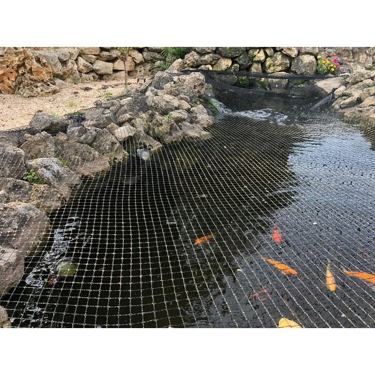 Aquaristikwelt24 Teichabdecknetz 6x10m Teichnetz Teichschutz Fischreiher Laubschutz Abdecknetz