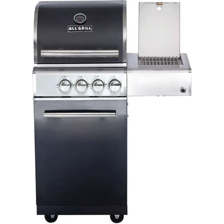 Allgrill Top-Line Modular CHEF S Black Gasgrill 2 Brenner/Seitenkocher/Backburner Grundmodell Grill Chef S - Preisvergleich