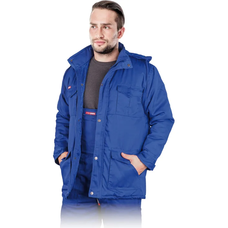 Winter Arbeitsjacke blau, wattiert XXXL