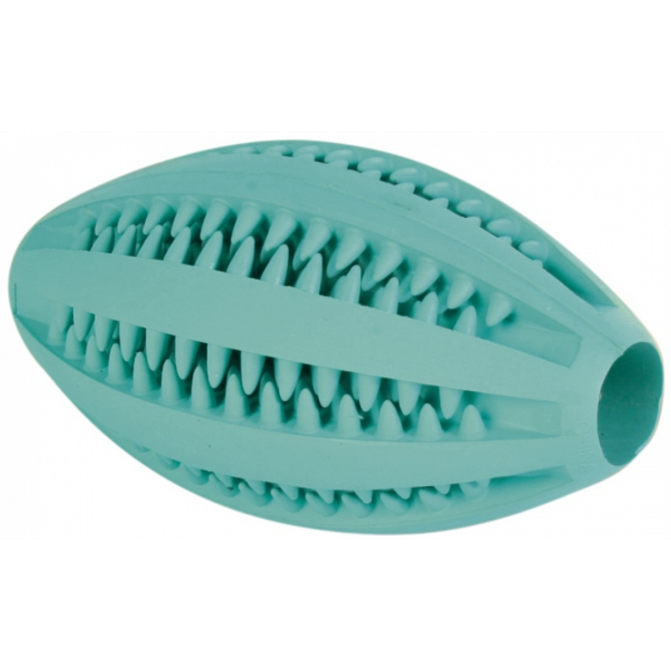 Trixie Denta Fun Rugbyball, Mintfresh, Naturgummi 11 cm