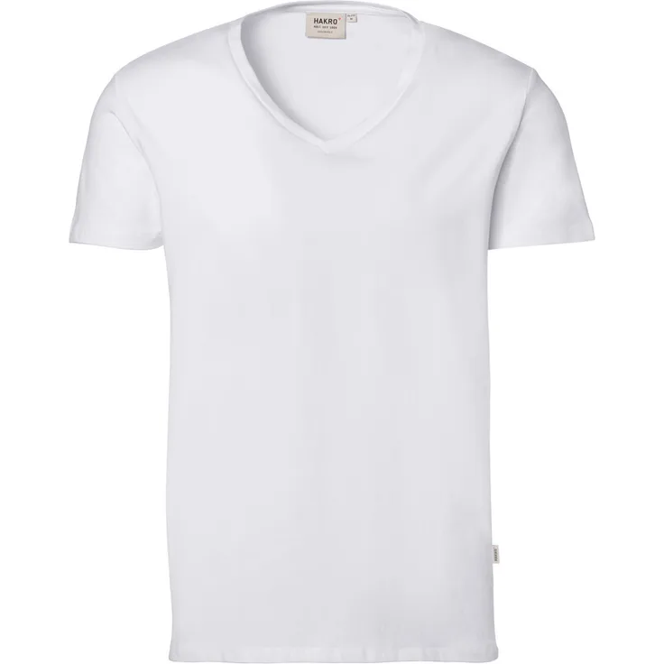 HAKRO V-Shirt Stretch 272, weiß, 3XL