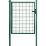 Alberts Wellengitter-Einzeltor mit Zubehör | grün | Breite 100 cm | Höhe 125 cm 
(600204)