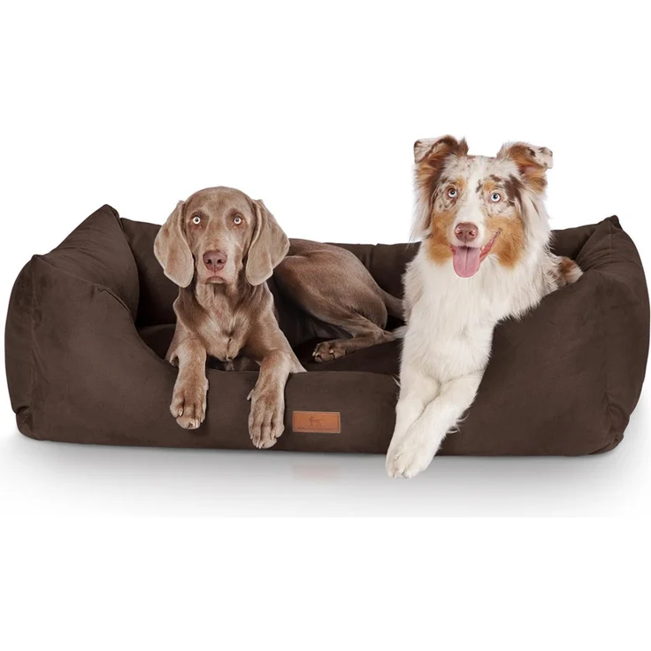 Knuffelwuff Hundebett Dreamline Braun M-L – Bild 1