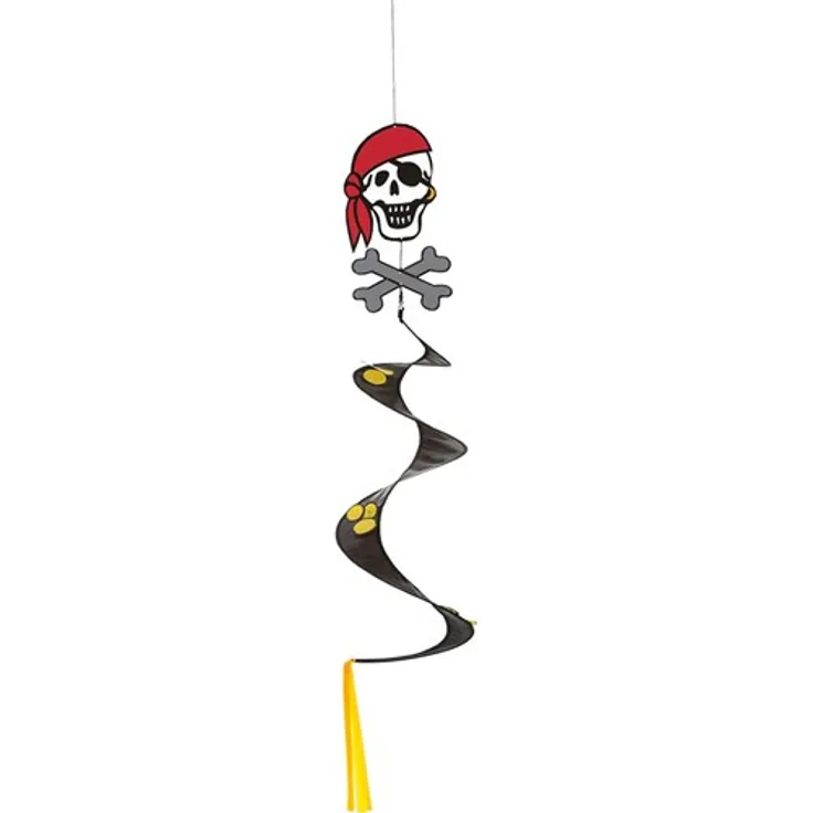 Invento windspiel Spirale Jolly Roger 100 x 23 cm Polyester