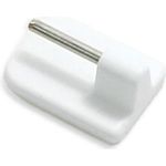 Gardinia Klebehaken für Vitragestangen-Scheibenstangen Weiß