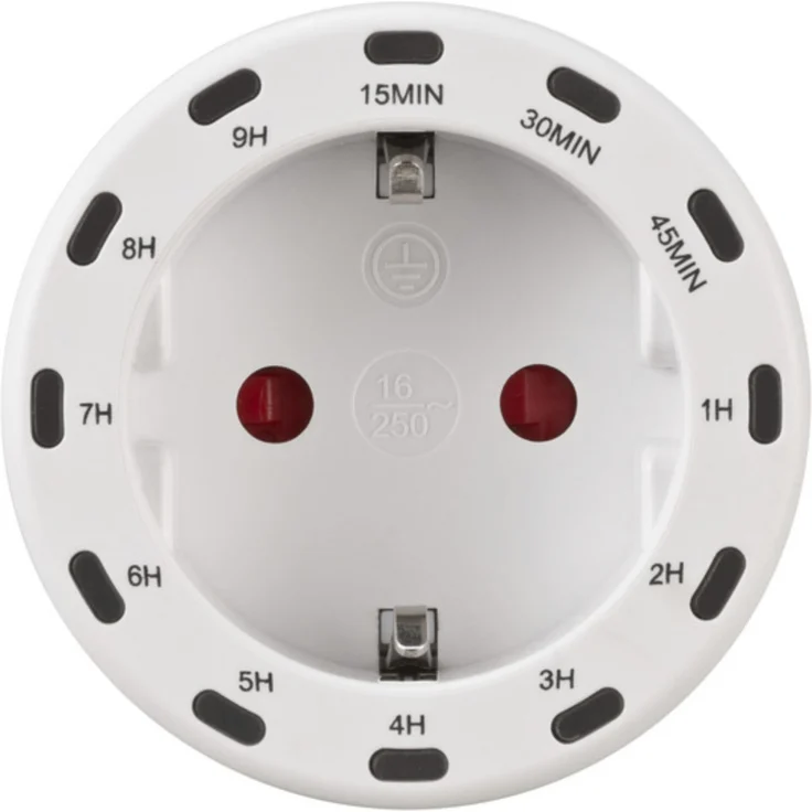 Brennenstuhl Zeitschaltuhr Timer/Schaltsteckdose mit integrierter LED Anzeige Innenbereich, Countdown in 12 Stufen einstellbar – Bild 4