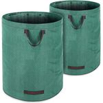 Deuba 2x Gartenabfallsack Laubsack 280 Liter = 560L | bis zu 50kg belastbar | zusammenfaltbar | Gartensack Gartentasche Rasensack