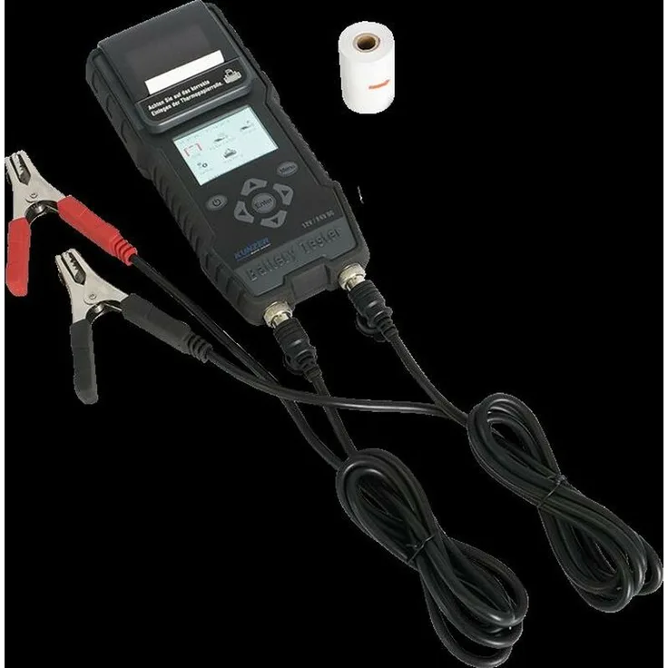 Kunzer Batterietester 12 und 24 V mit Thermodrucker