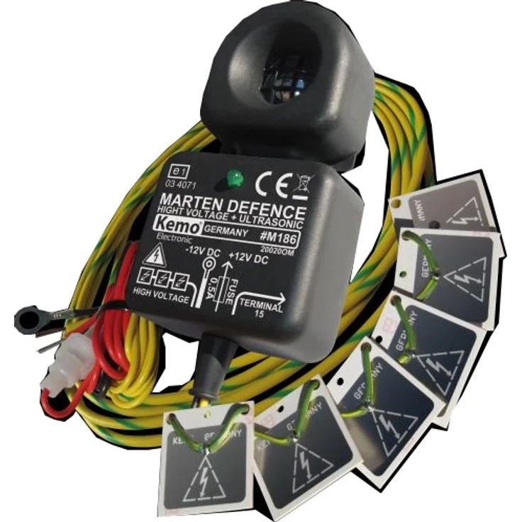 Kemo-Electronic Marderschutz Marderabwehr KFZ Anti Marder 12V Ultraschall und Hochspannung M186 Kemo – Bild 4