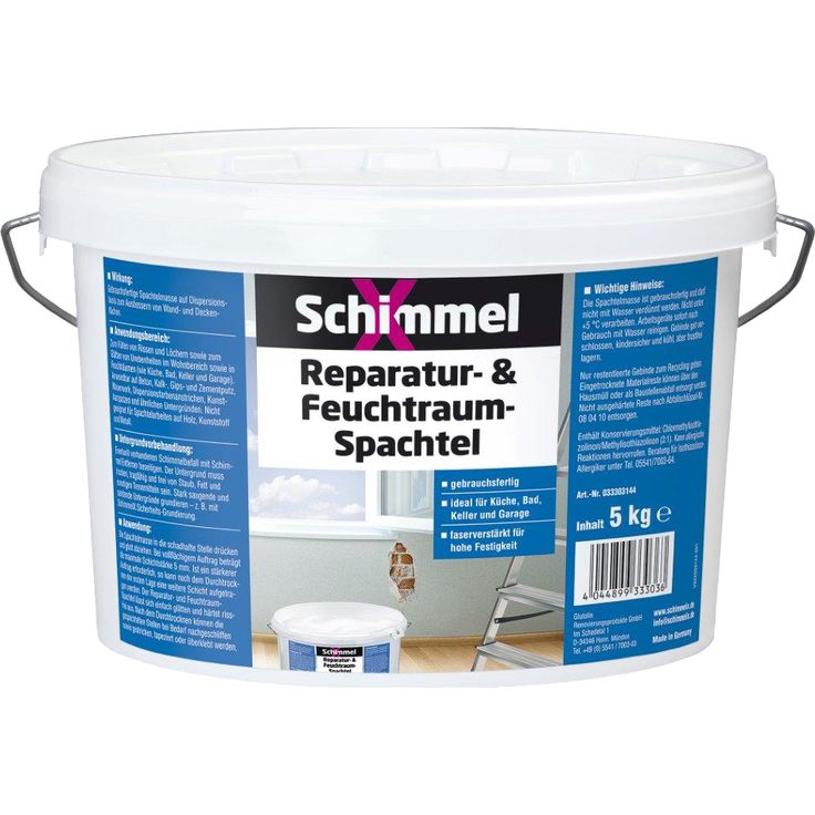 Baufan Schimmelx Reparatur Und Feuchtraum Spachtel 5Kg