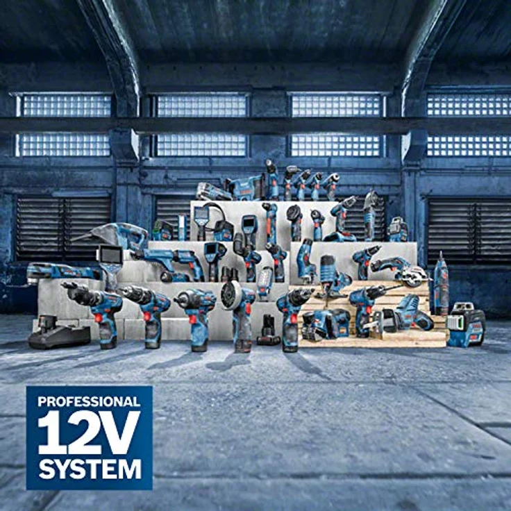 Bosch Professional 12V System Akku Bohrschrauber GSR 12V-15 (39 tlg. Zubehörset, 1x 2.0Ah Akku, 1x 4.0Ah Akku, Ladegerät, in Tasche) – Bild 2