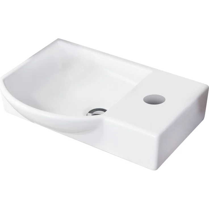 Fackelmann A-VERO Waschbecken 45 cm aus Keramik – Bild 1