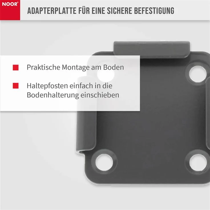 Bodenhalterung Adapter für Seitenmarkise Exklusiv – Bild 3