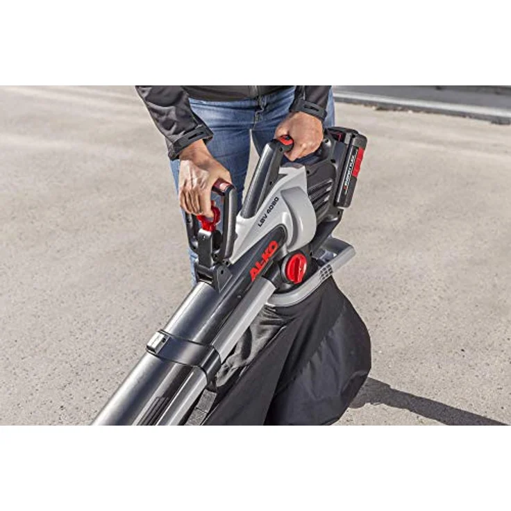 AL-KO Akku-Laubsauger LBV 4090 Energy Flex (Blasen und Saugen in einem Gerät, Variabler Luftstromregeler, Luftgeschwindigkeit 60 M-S, inkl. 45 L Fangsack) – Bild 3