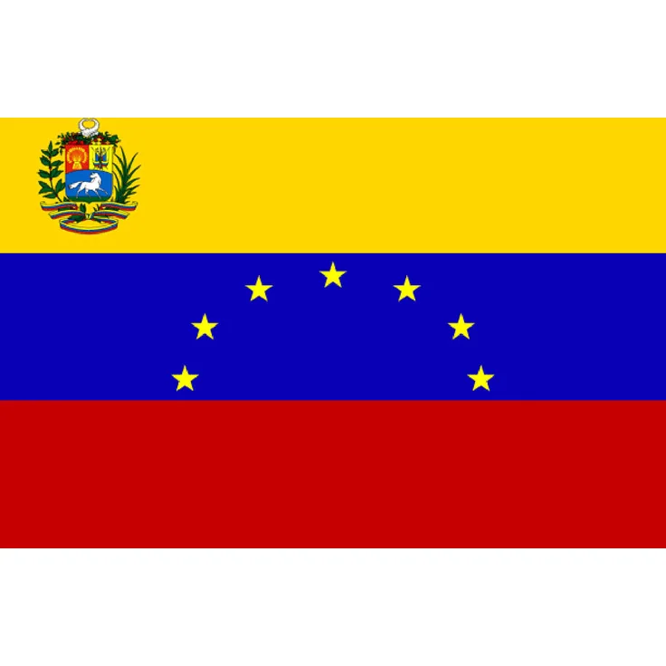 Flagge Venezuela bis 2006 80 g/m² ca. 90 x 150 cm