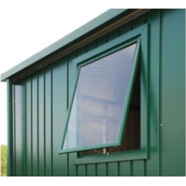 Biohort Seitenwand mit Seitenfenster für Gerätehaus Europa Gartenhaus Europa dunkelgrau; metallic
