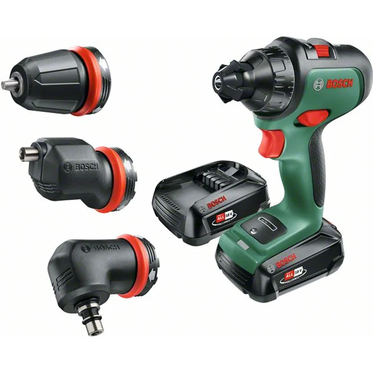 Bosch AdvancedDrill 18 06039B5008 Power for All 18V Akku-Bohrschrauber 2 x 2,5 Ah mit Akku mit Ladegerät mit Tragekoffer mit 3 Aufsätzen – Bild 3