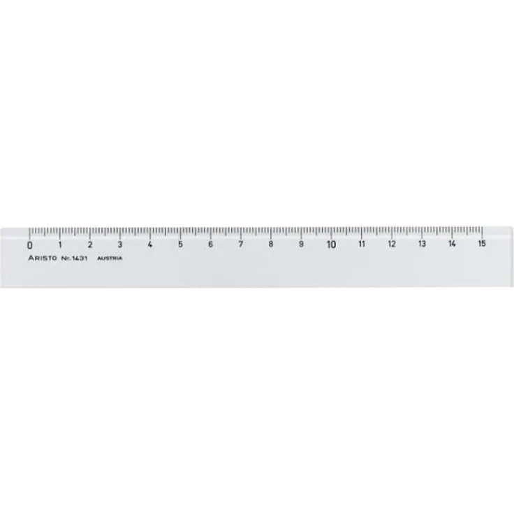 Aristo lineal 15 cm Acryl transparent