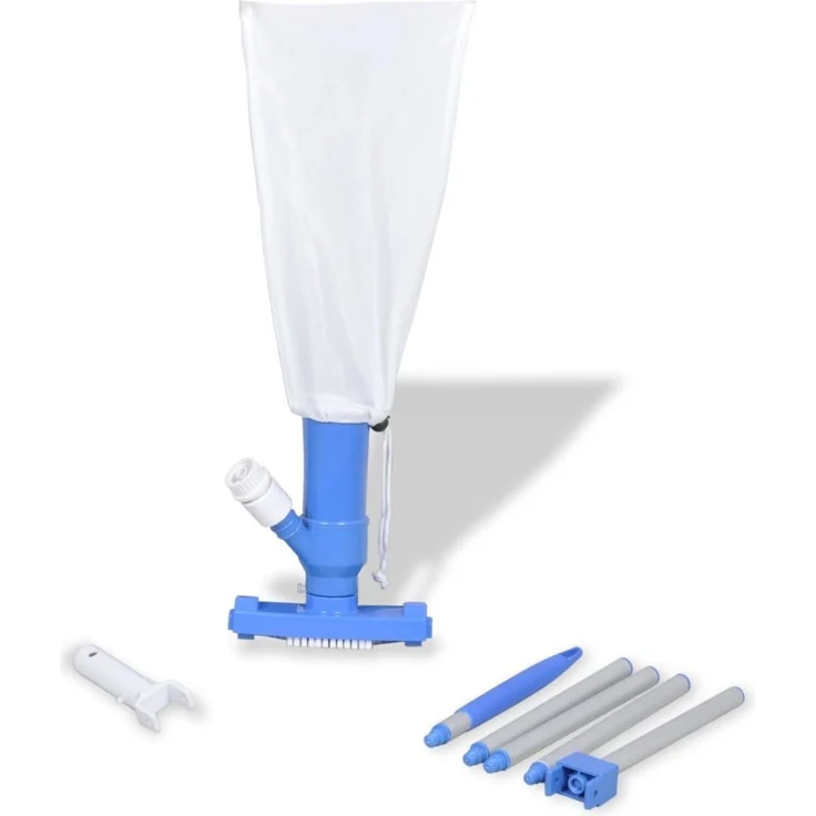 VidaXL Teichsauger Bodensauger Poolsauger Staubsauger 1,2m Stange – Bild 2