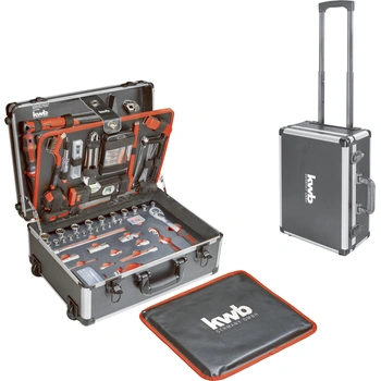 kwb Werkzeug-Koffer Trolley inkl. Werkzeug-Set, 175 -teilig, gefüllt, robust: Tests, Infos & Preisvergleich