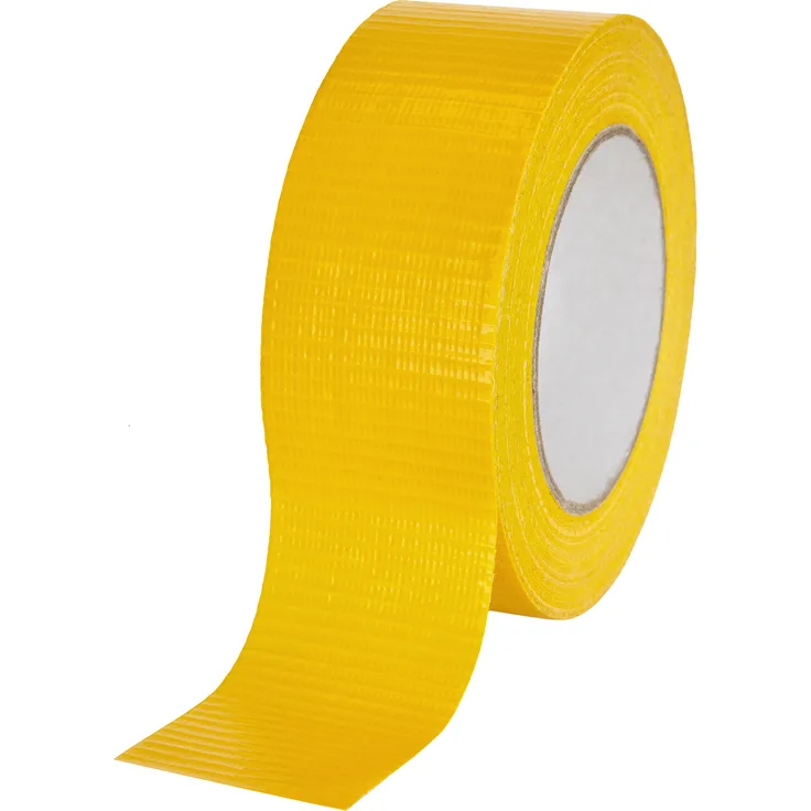 baytronic Gewebeband gelb 48 mm x 50 m (12 Stück)