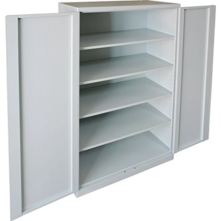 Dema - Werkzeugschrank Werkstattschrank Metallschrank XXL Schrank 2-türig 110x192x58 cm – Bild 2