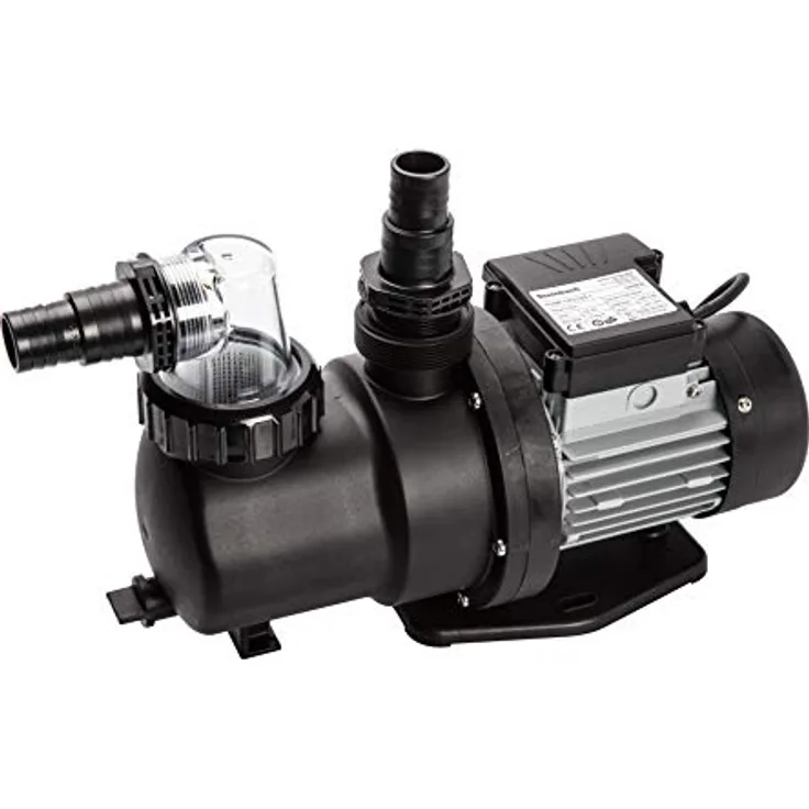 Steinbach Sandfilteranlagenzubehör Filterpumpe SPS100-1, Schwarz, 158 l/min / 550 W / 230 V