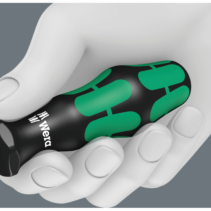 Wera Kraftform Kompakt 27 RA 1 SB Bithalter mit Ratschenfunktion 6-teilig Sechskant-Klinge mit 1/4" Innensechskantaufnahme Dauermagnet – Bild 3