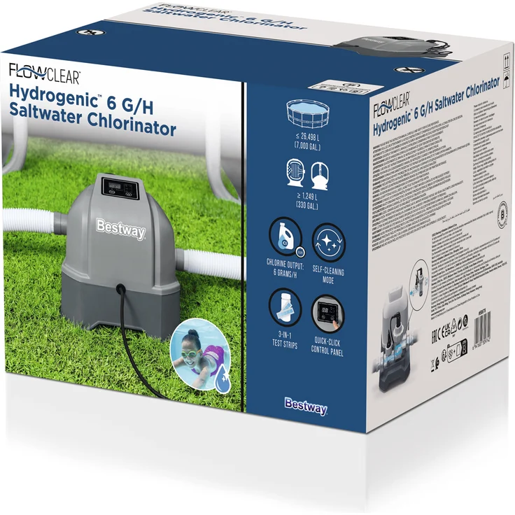 Flowclear Salzwasser-Chlorinator Hydrogenic 6 g/h – Bild 3
