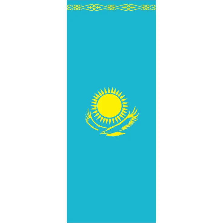 Flagge Kasachstan 120 g/m² ca. 400 x 150 cm