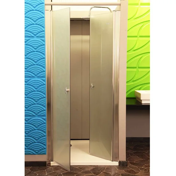 HOME DELUXE Pendeltür LAVEA - 140 x 195 cm Milchglas